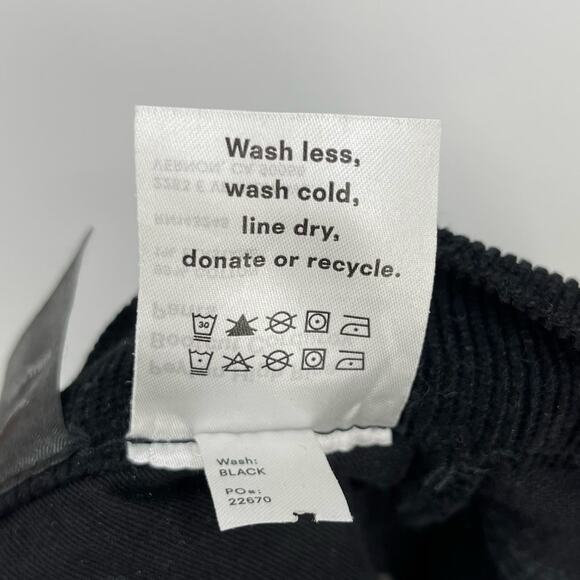 Reformation | Peyton High Rise Bootcut Corduory Pants in Black 27 - Picture 11 of 11